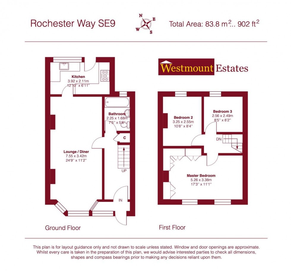 Floorplan for Rochester Way, Eltham, SE9