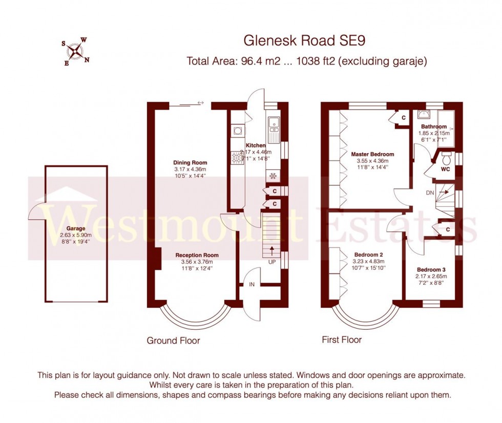 Floorplan for Glenesk Road, London, SE9