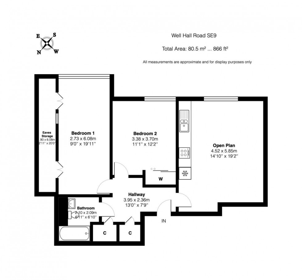 Floorplan for Well Hall Road, London, SE9