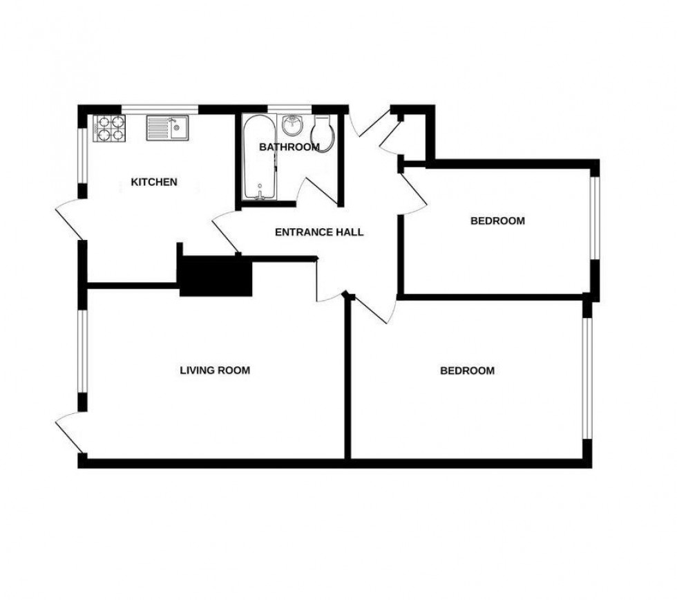 Floorplan for Colyer Close, London