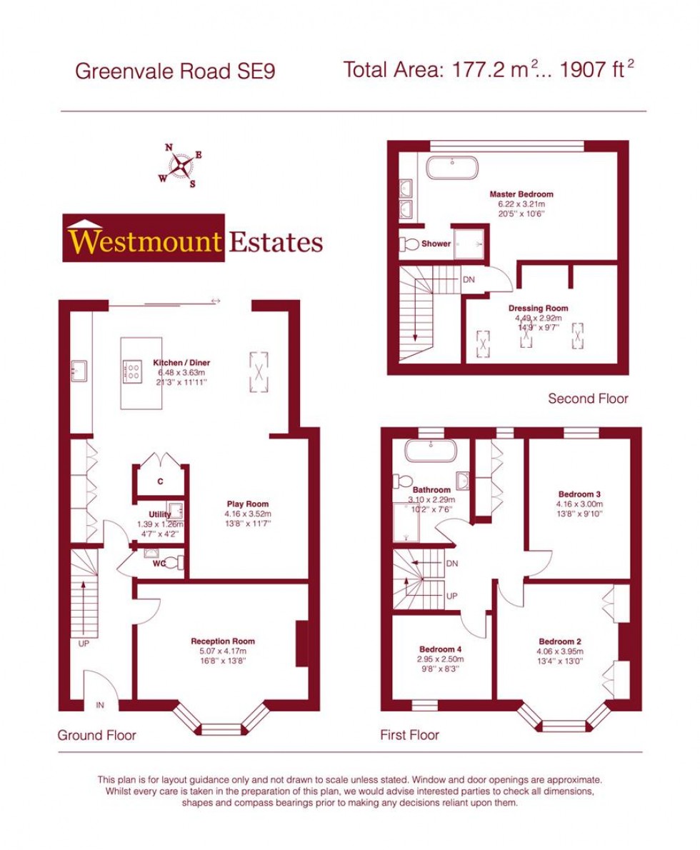 Floorplan for Greenvale Road, London, SE9