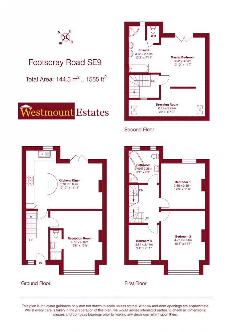 Floorplan for Footscray Road, London