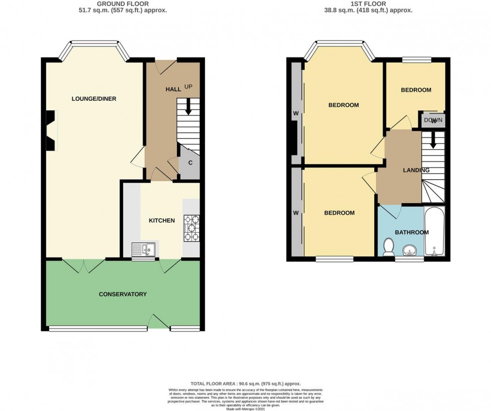 Floorplan for Earlshall Road, London, SE9