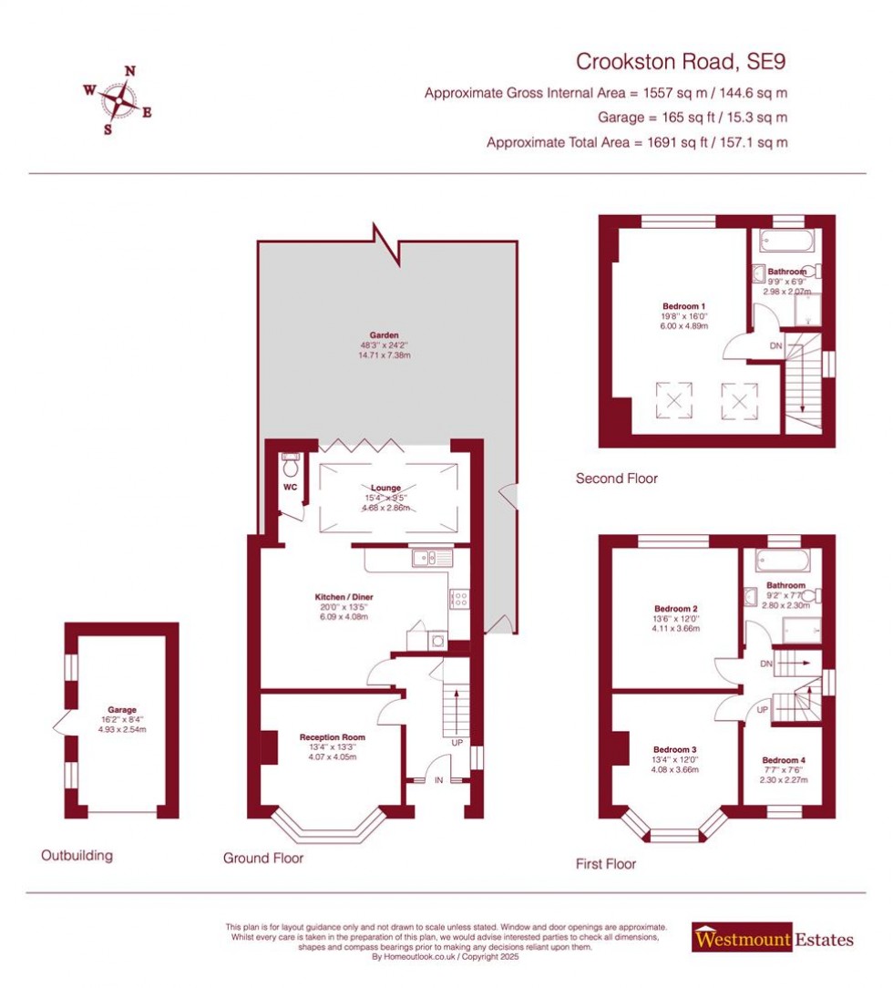 Floorplan for Crookston Road, SE9