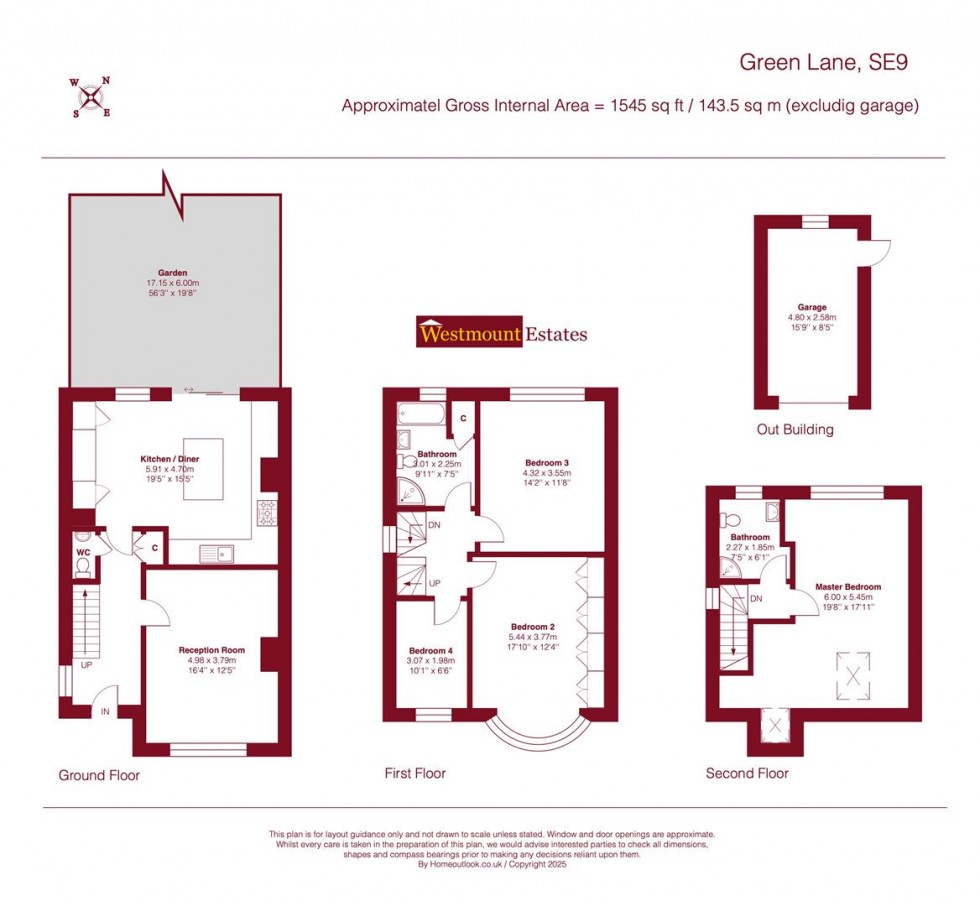 Floorplan for Green Lane, SE9
