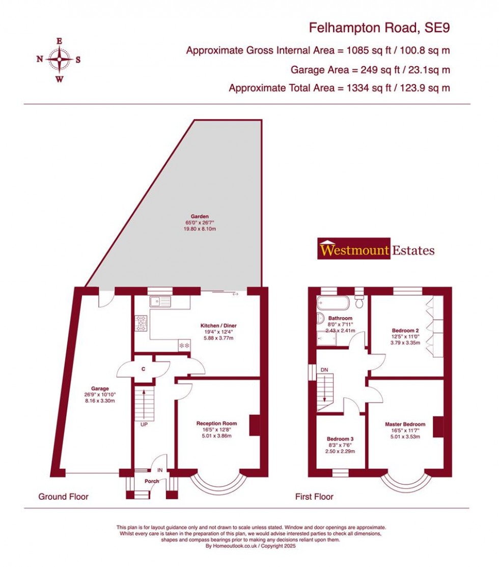 Floorplan for Felhampton Road, SE9