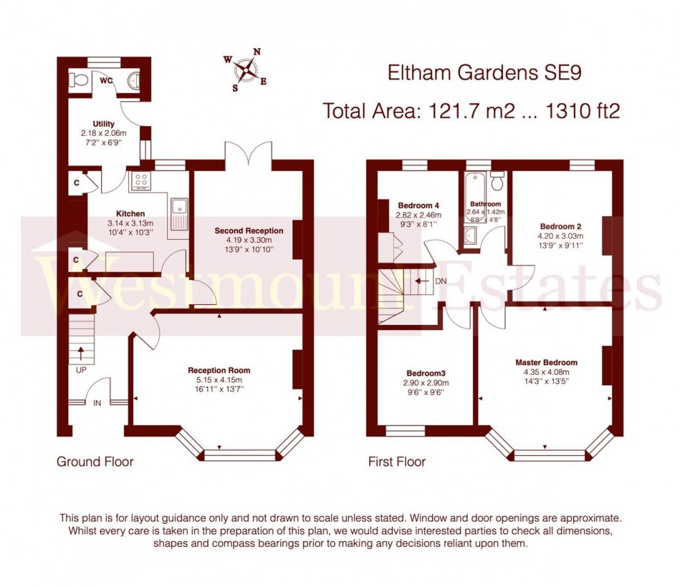 Floorplan for Eltham Park Gardens, SE9