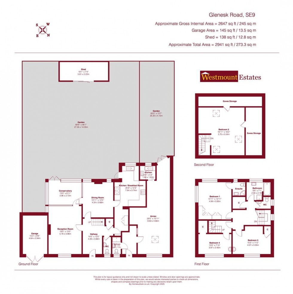 Floorplan for Glenesk Road, SE9