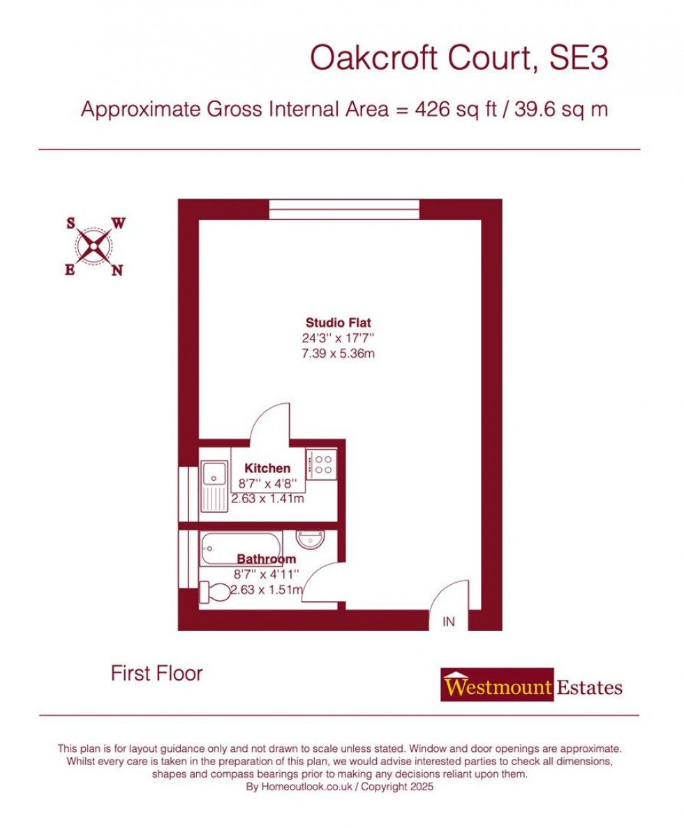 Floorplan for Oakcroft Court, SE3