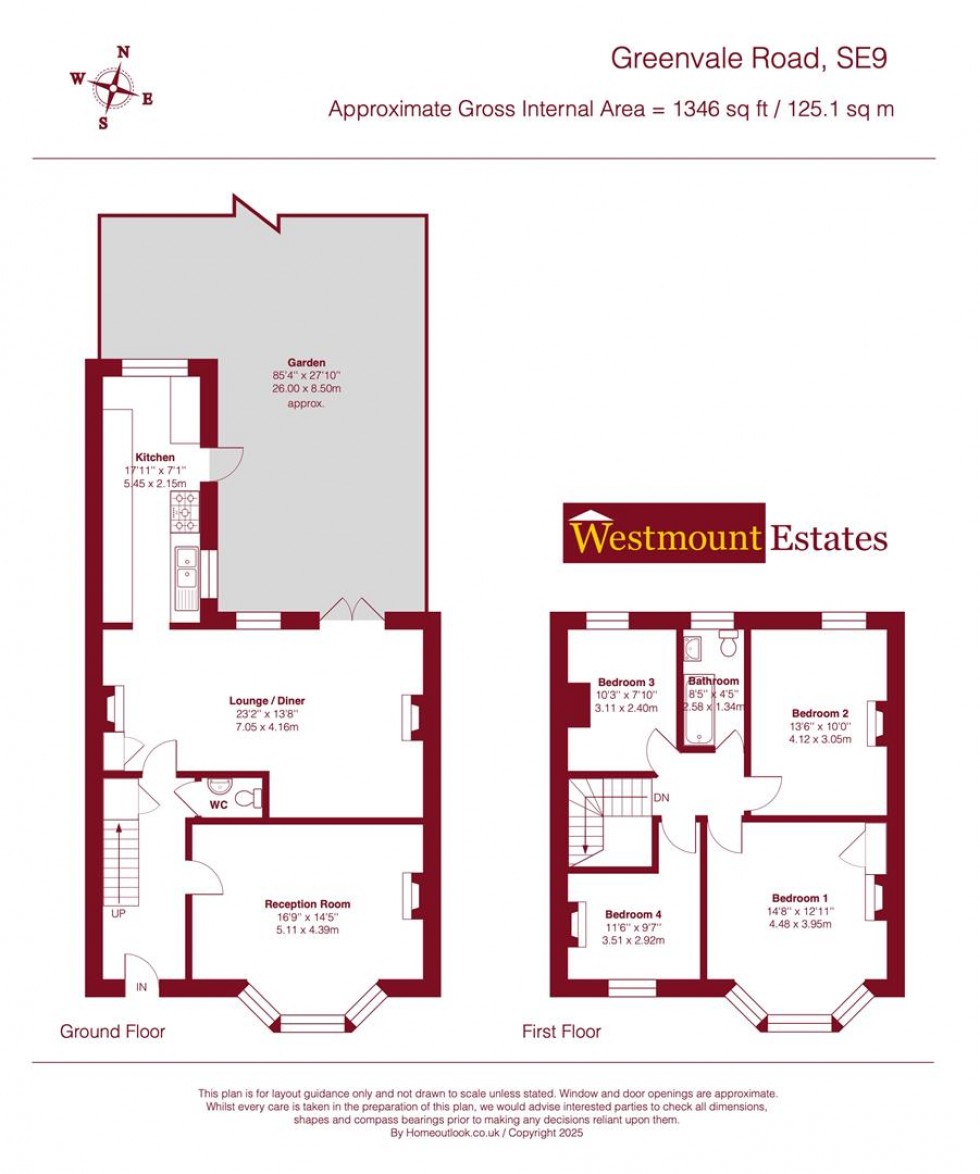 Floorplan for Greenvale Road, SE9