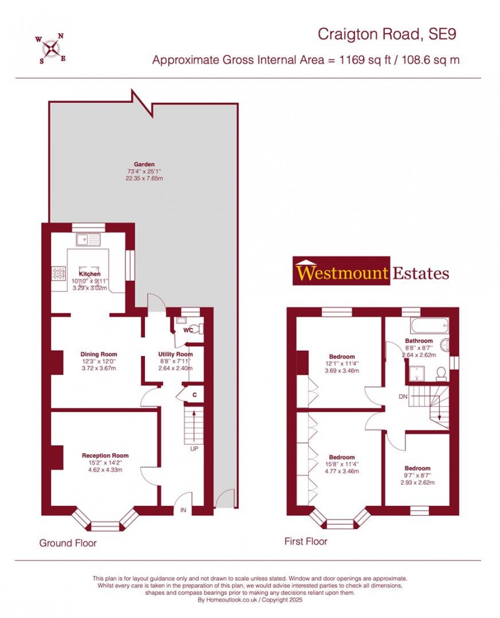 Floorplan for Craigton Road, London