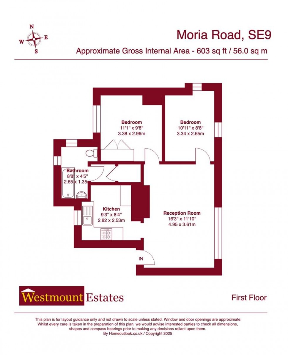 Floorplan for Moira Road, SE9