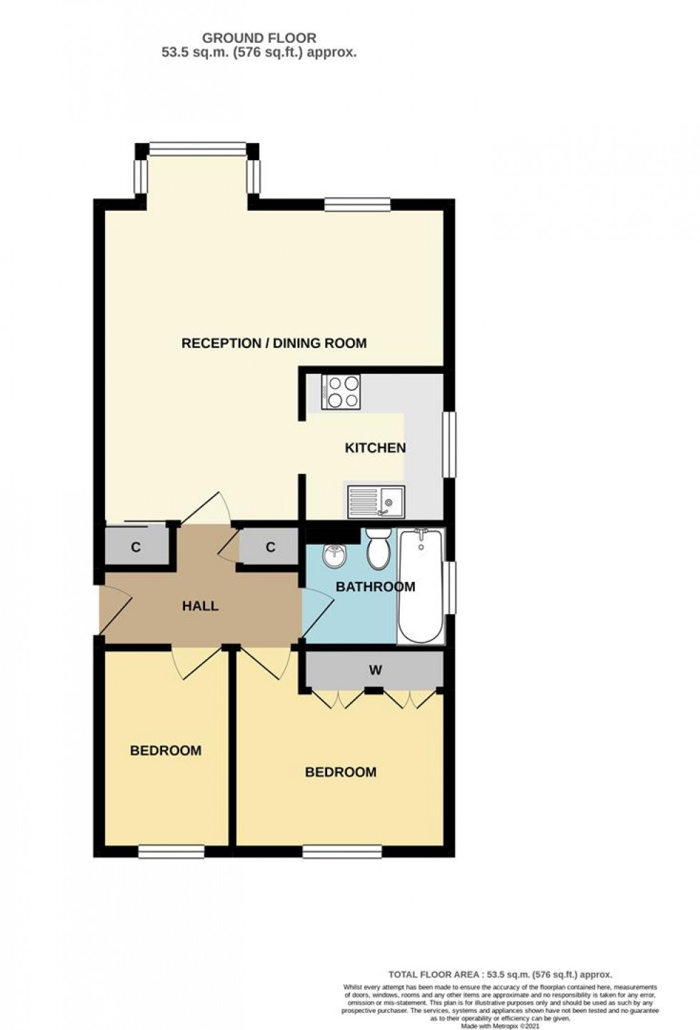 Floorplan for Le May Avenue, London
