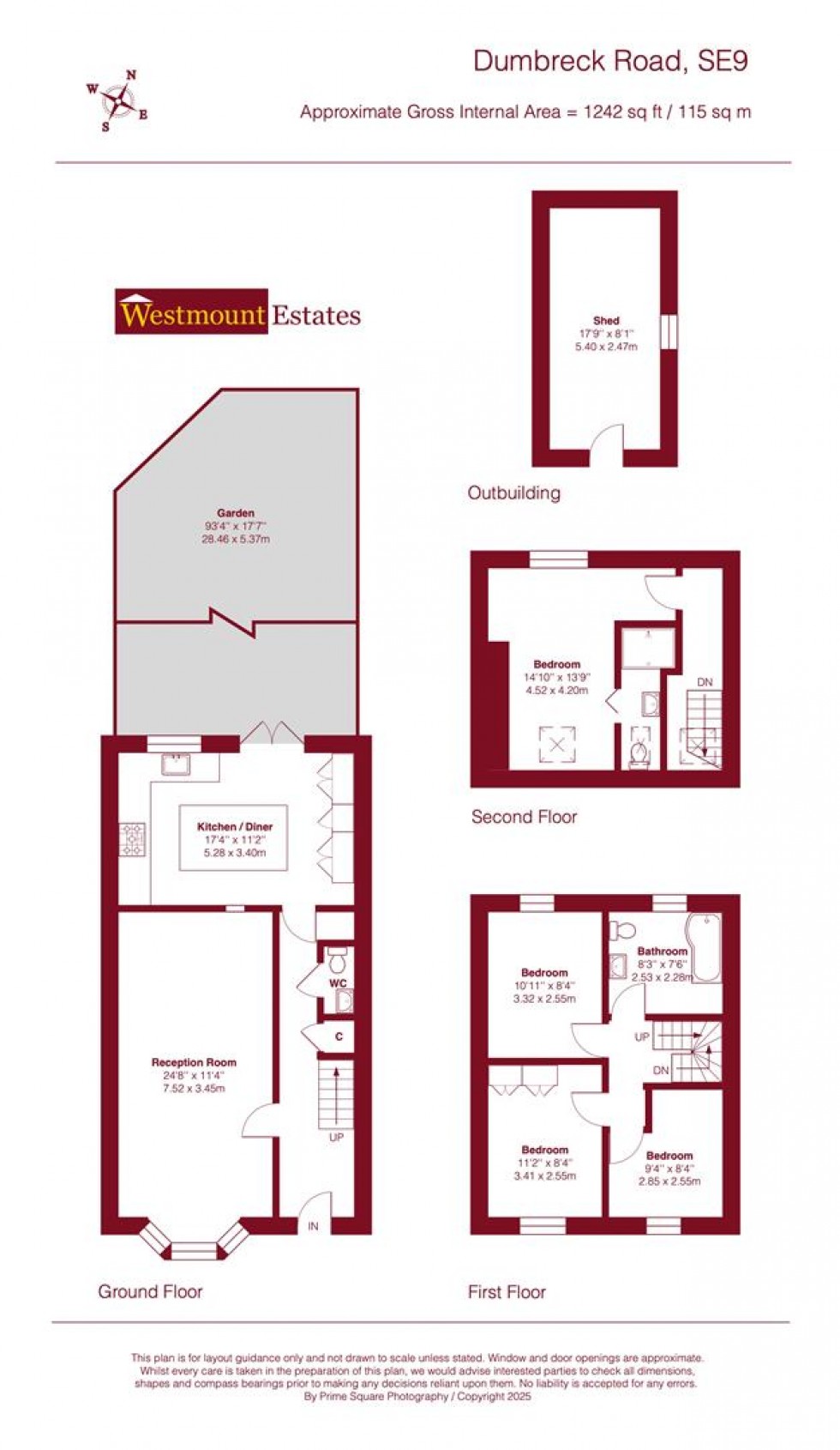 Floorplan for Dumbreck Road, London
