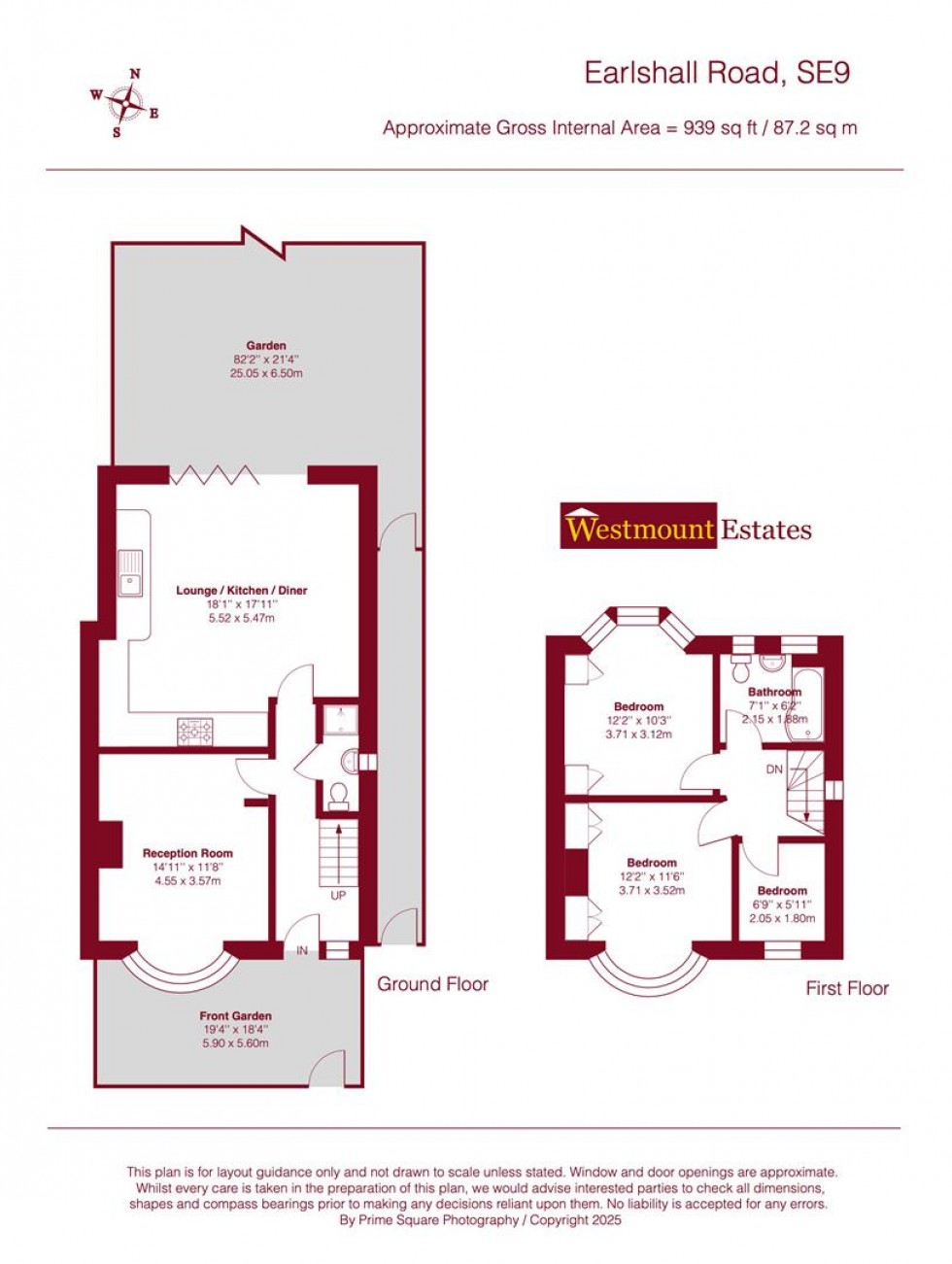 Floorplan for Earlshall Road, SE9