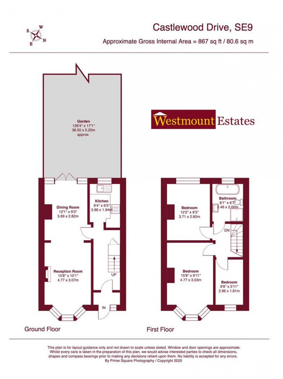 Floorplan for Castlewood Drive, SE9