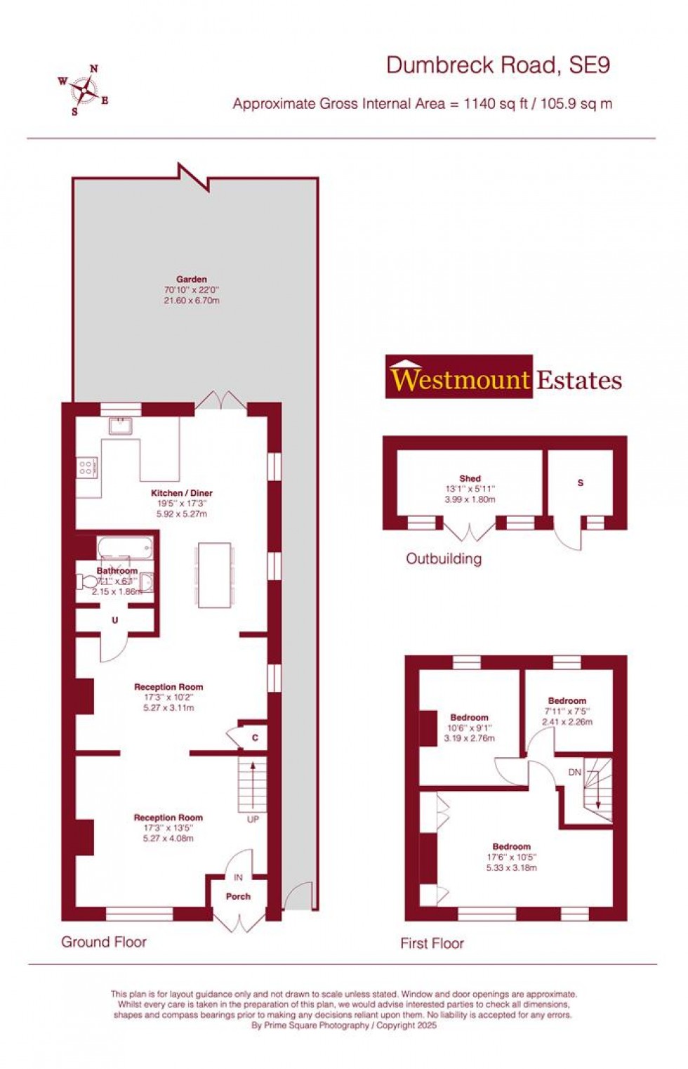 Floorplan for Dumbreck Road, SE9