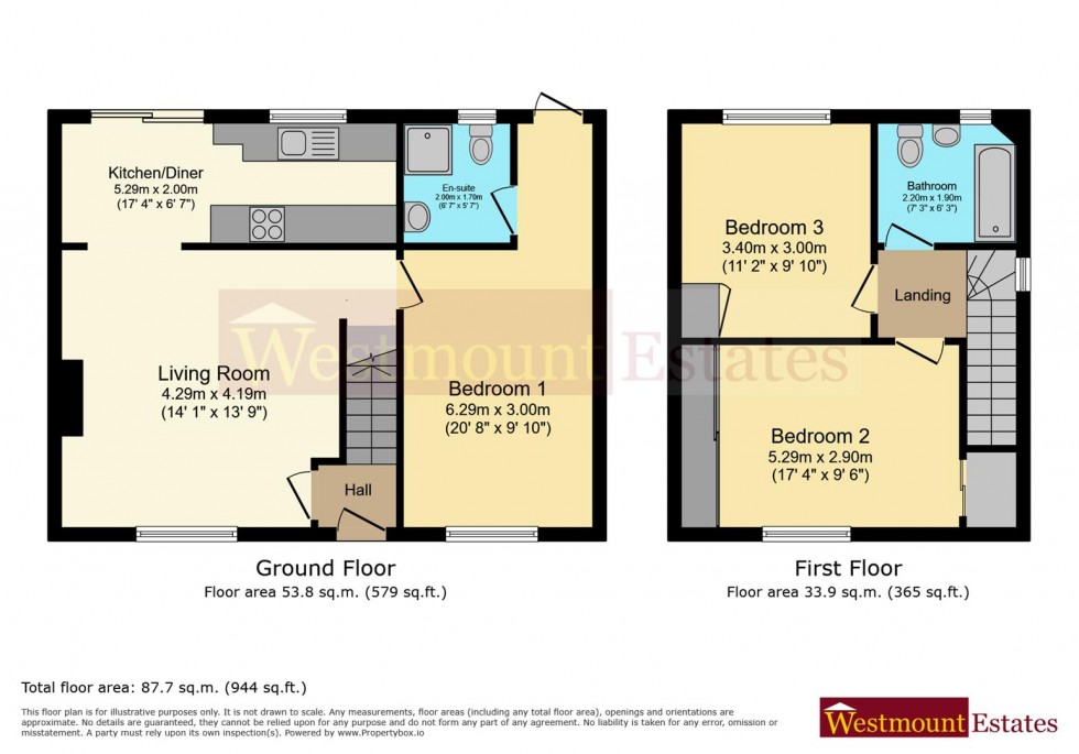 Floorplan for Langbrook Road, London