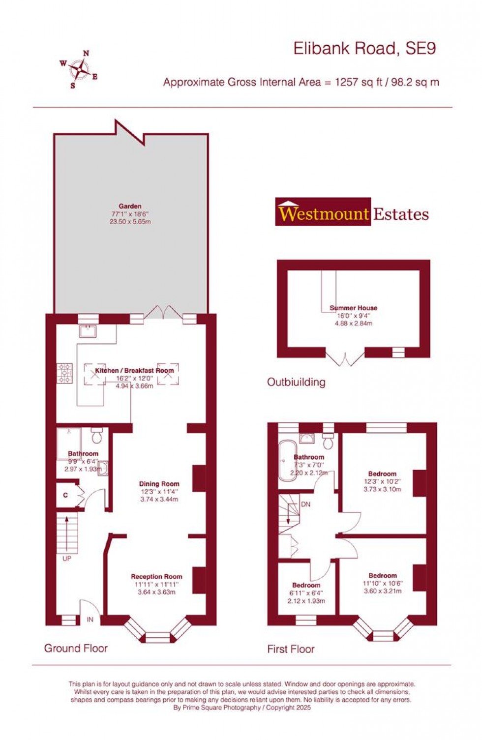 Floorplan for Elibank Road, SE9
