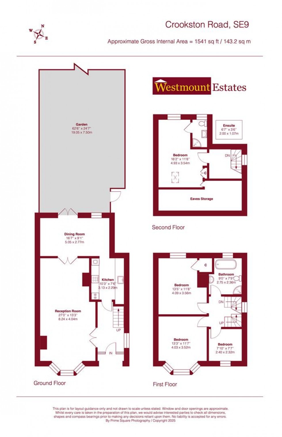 Floorplan for Crookston Road, London