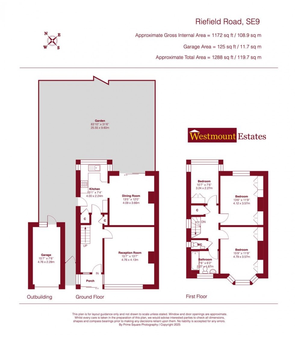 Floorplan for Riefield Road, SE9