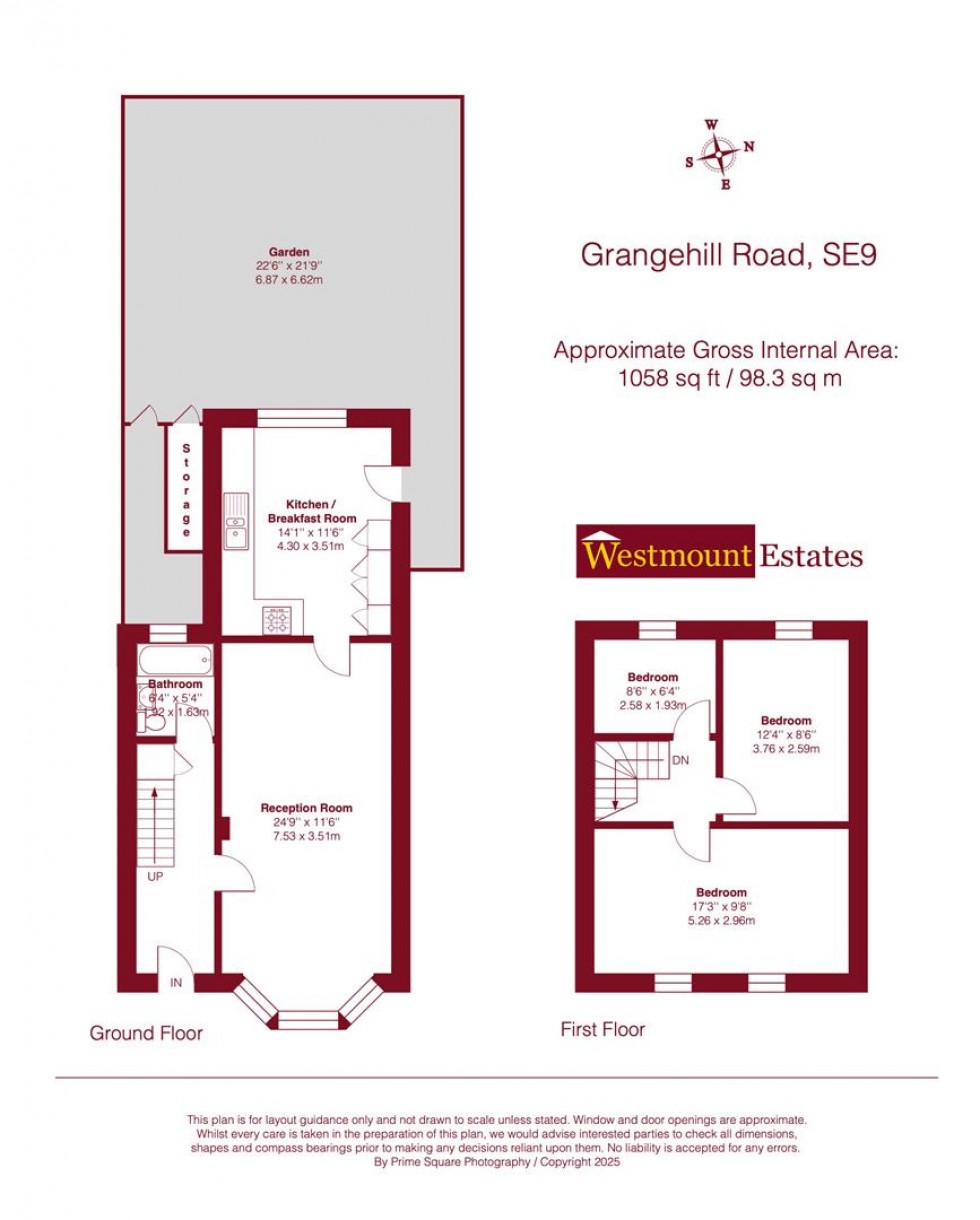 Floorplan for Grangehill Road, SE9