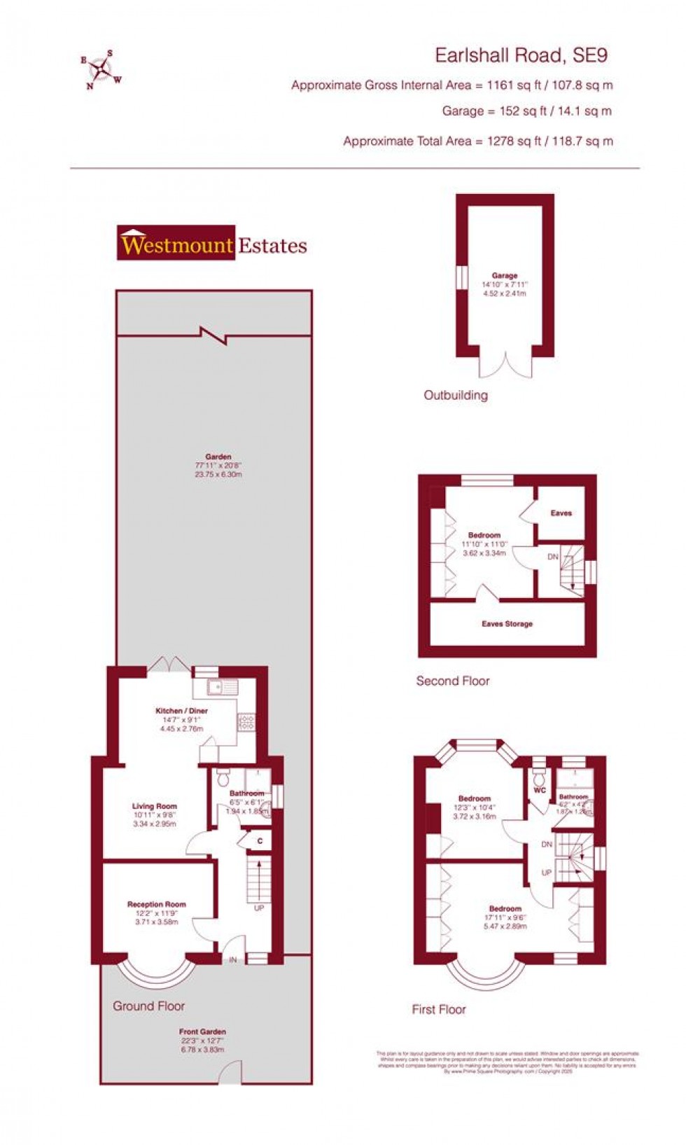 Floorplan for Earlshall Road, London