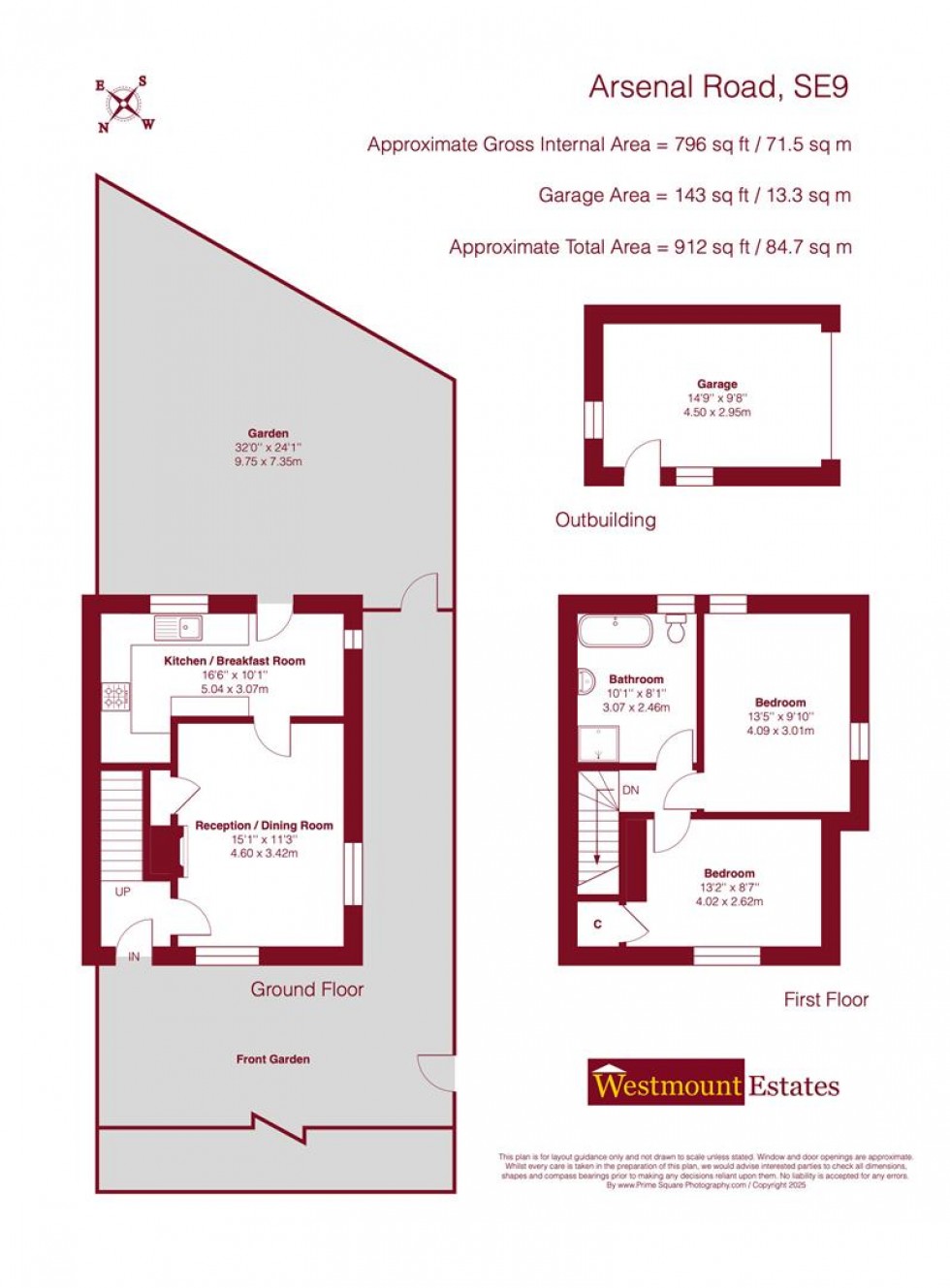 Floorplan for Arsenal Road, SE9