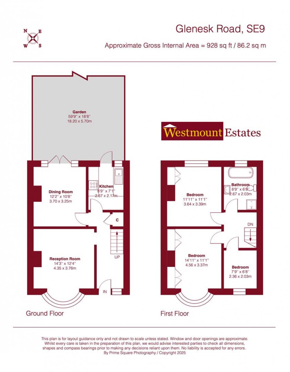 Floorplan for Glenesk Road, SE9