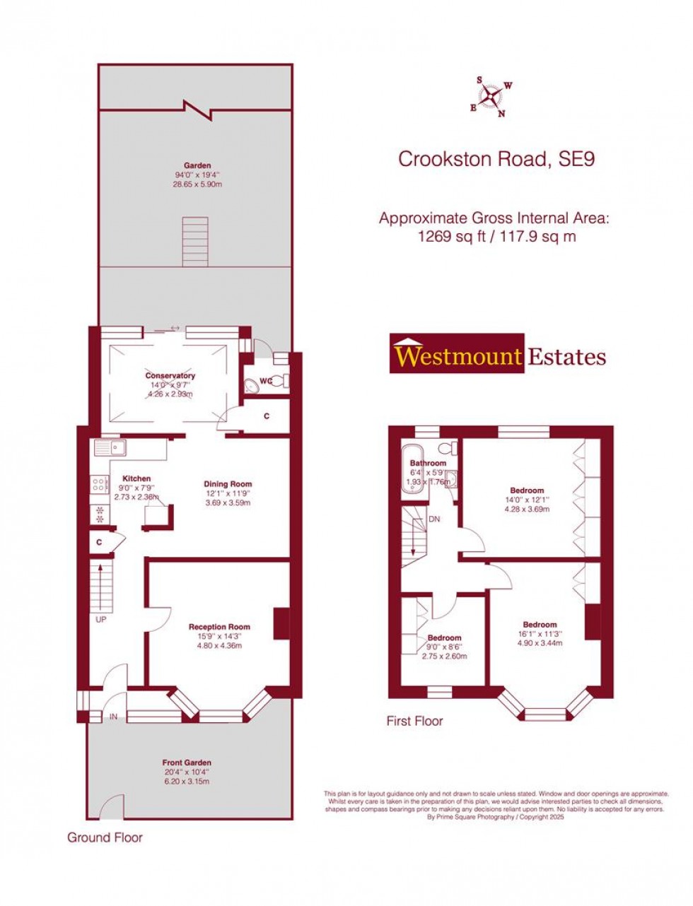 Floorplan for Crookston Road, SE9