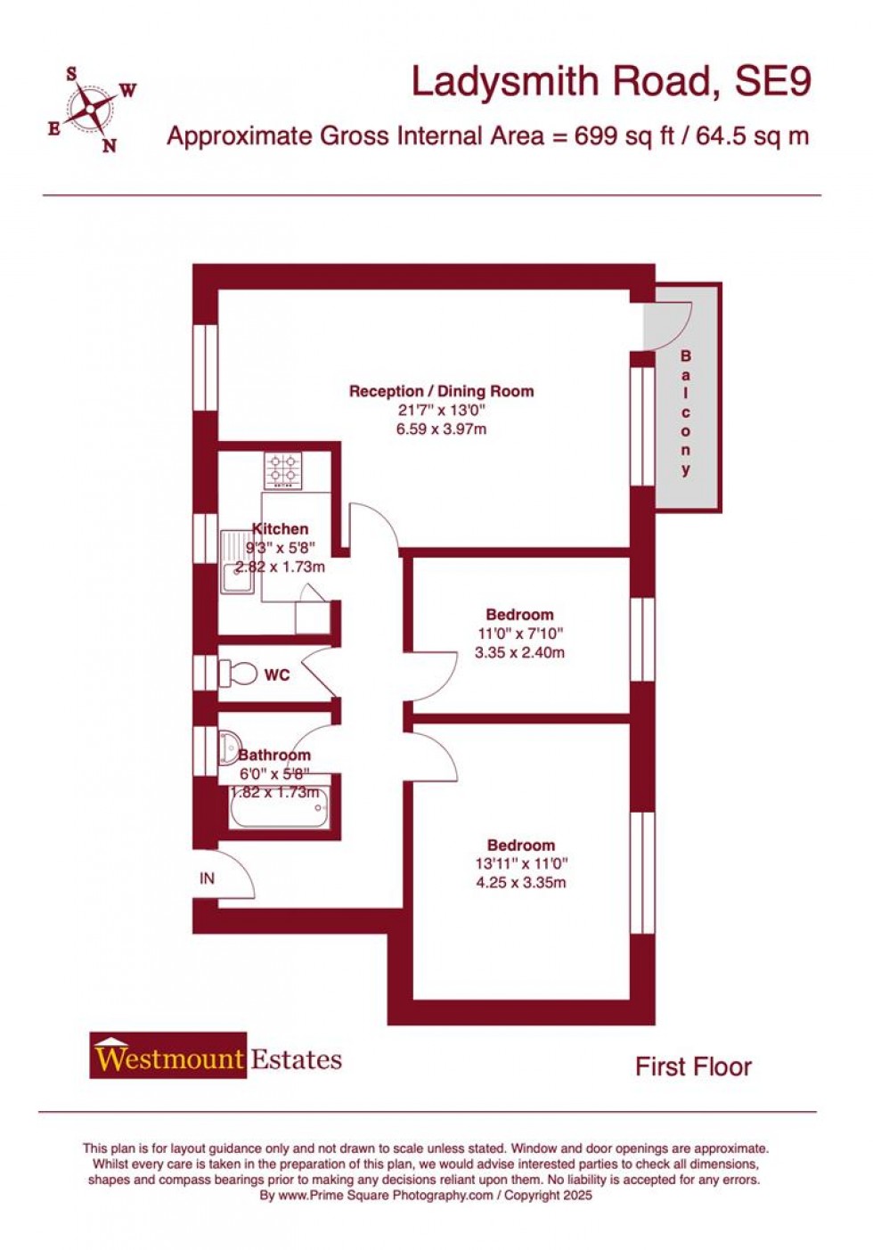 Floorplan for Ladysmith Road, SE9