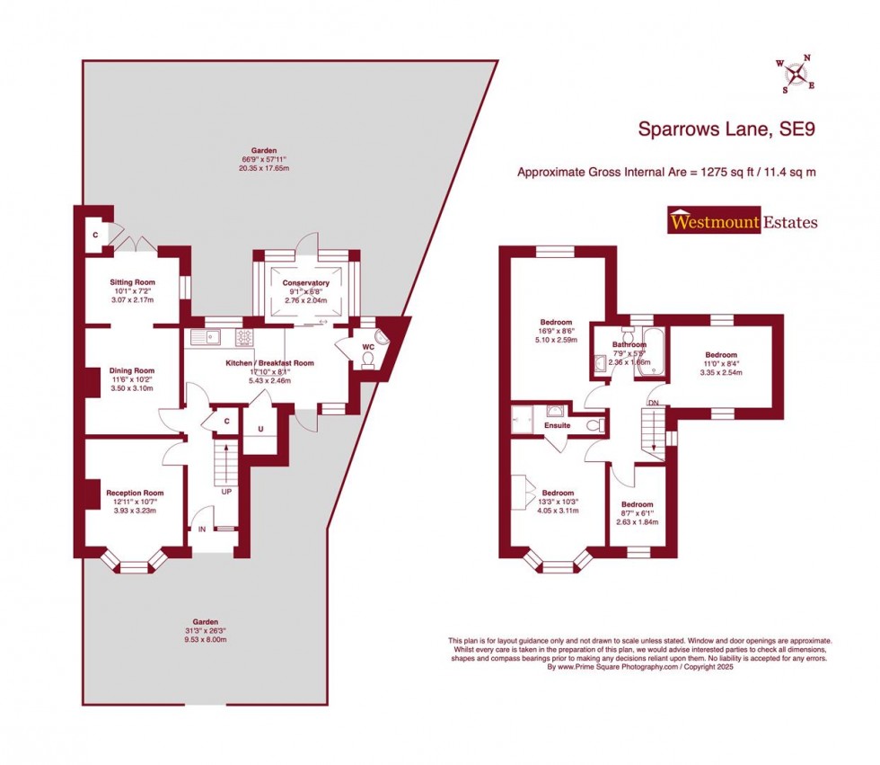 Floorplan for Sparrows Lane, New Eltham
