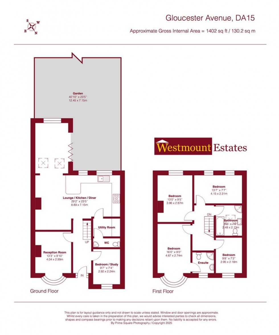 Floorplan for Gloucester Avenue, Sidcup