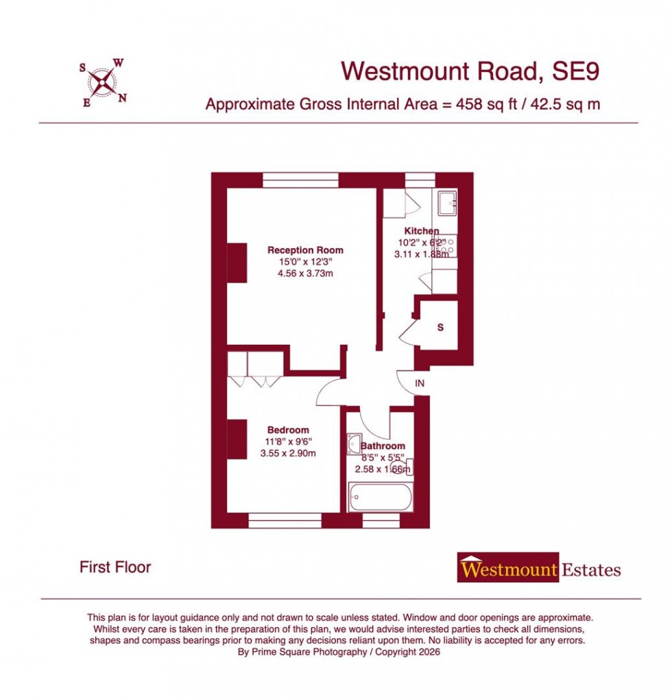 Floorplan for Westmount Road, SE9