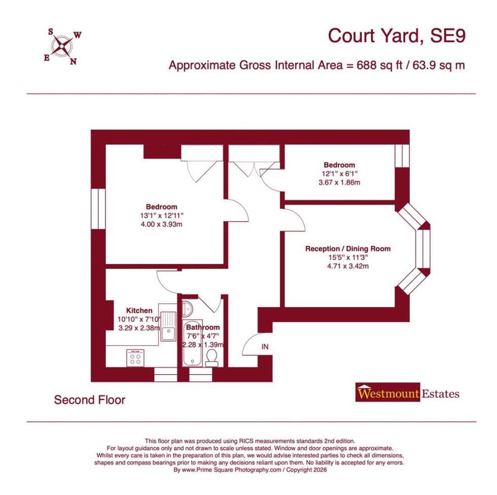 Floorplan for Court Yard, SE9
