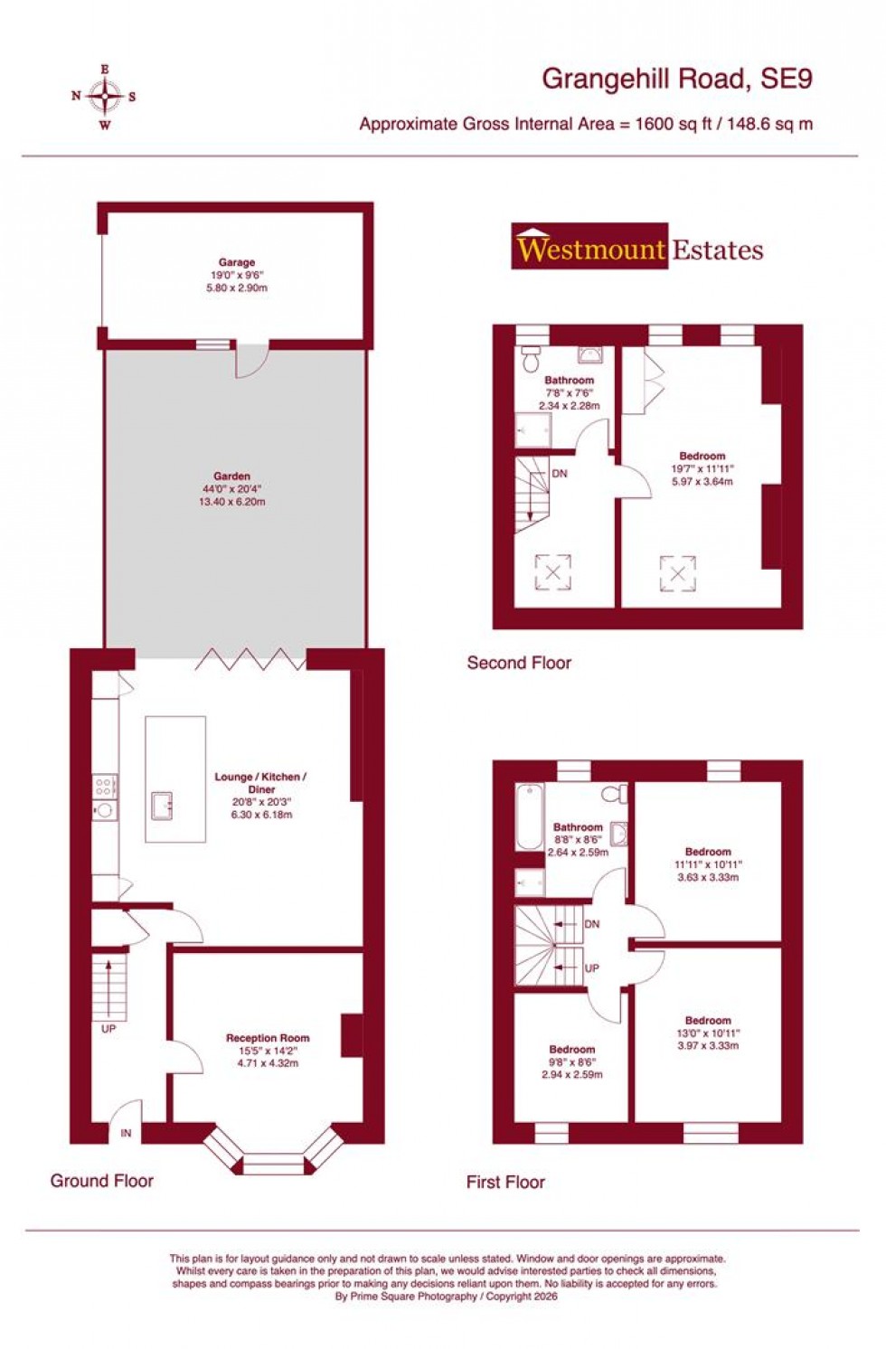 Floorplan for Grangehill Road, Eltham