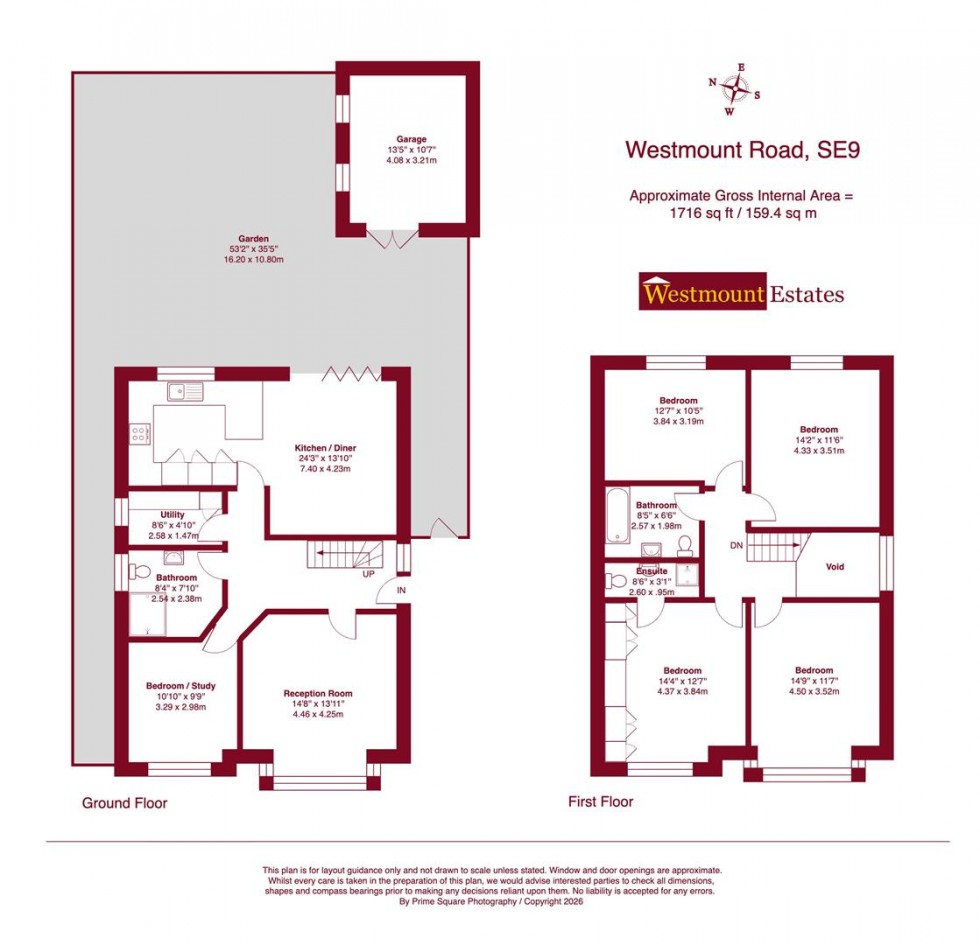 Floorplan for Westmount Road, Eltham