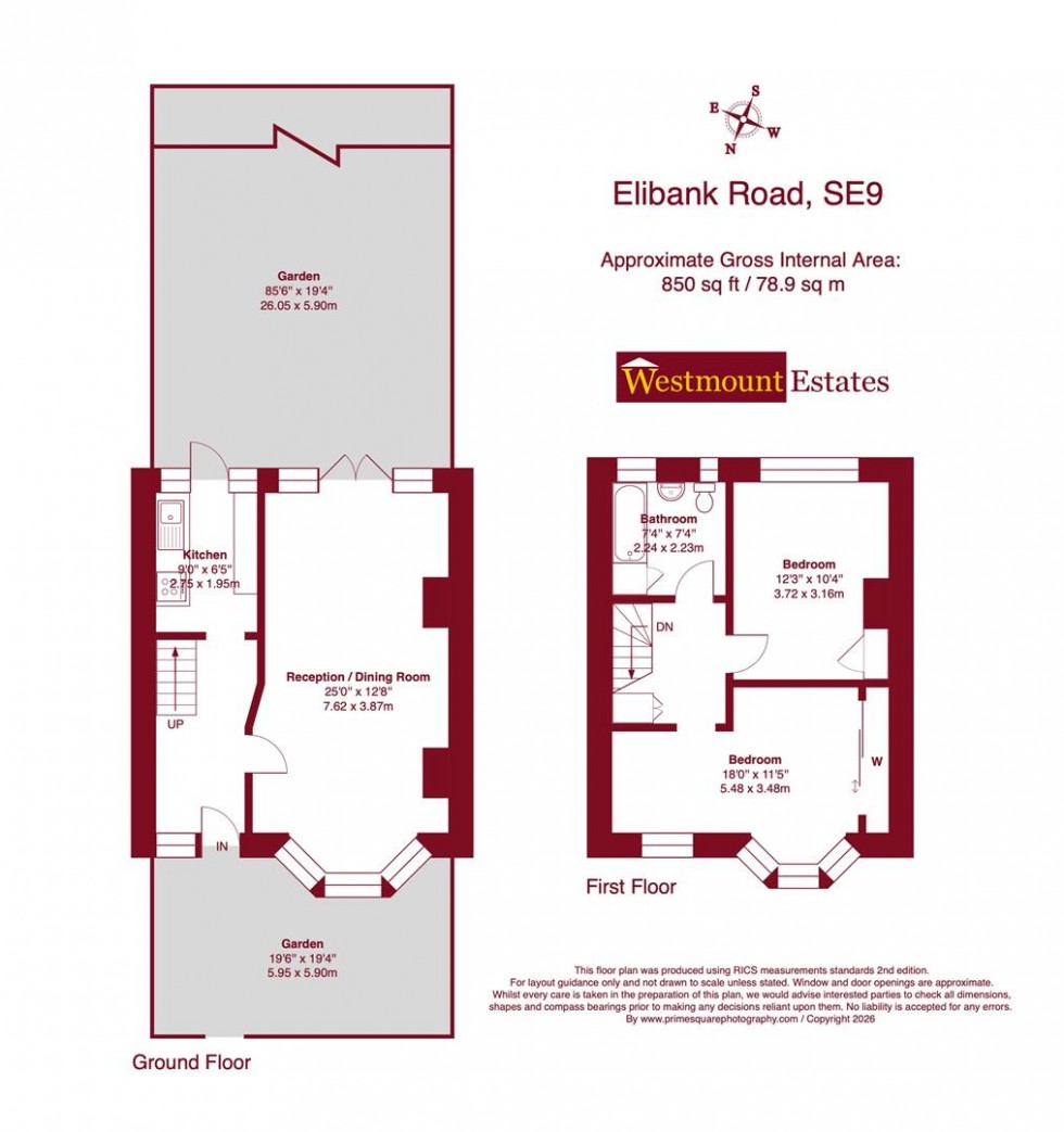Floorplan for Elibank Road, SE9