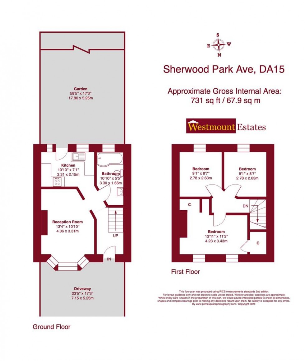 Floorplan for Sherwood Park Avenue, Sidcup