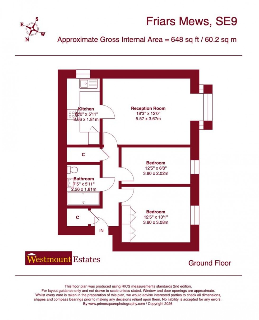 Floorplan for Friars Mews, SE9