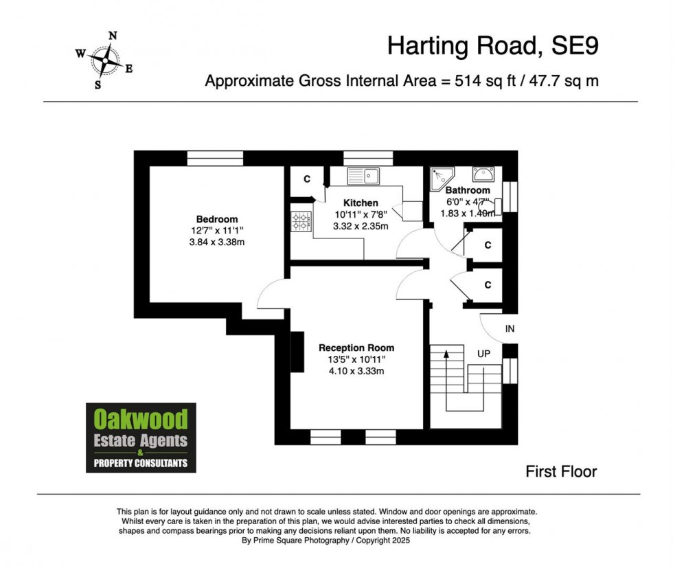 Floorplan for Harting Road, London