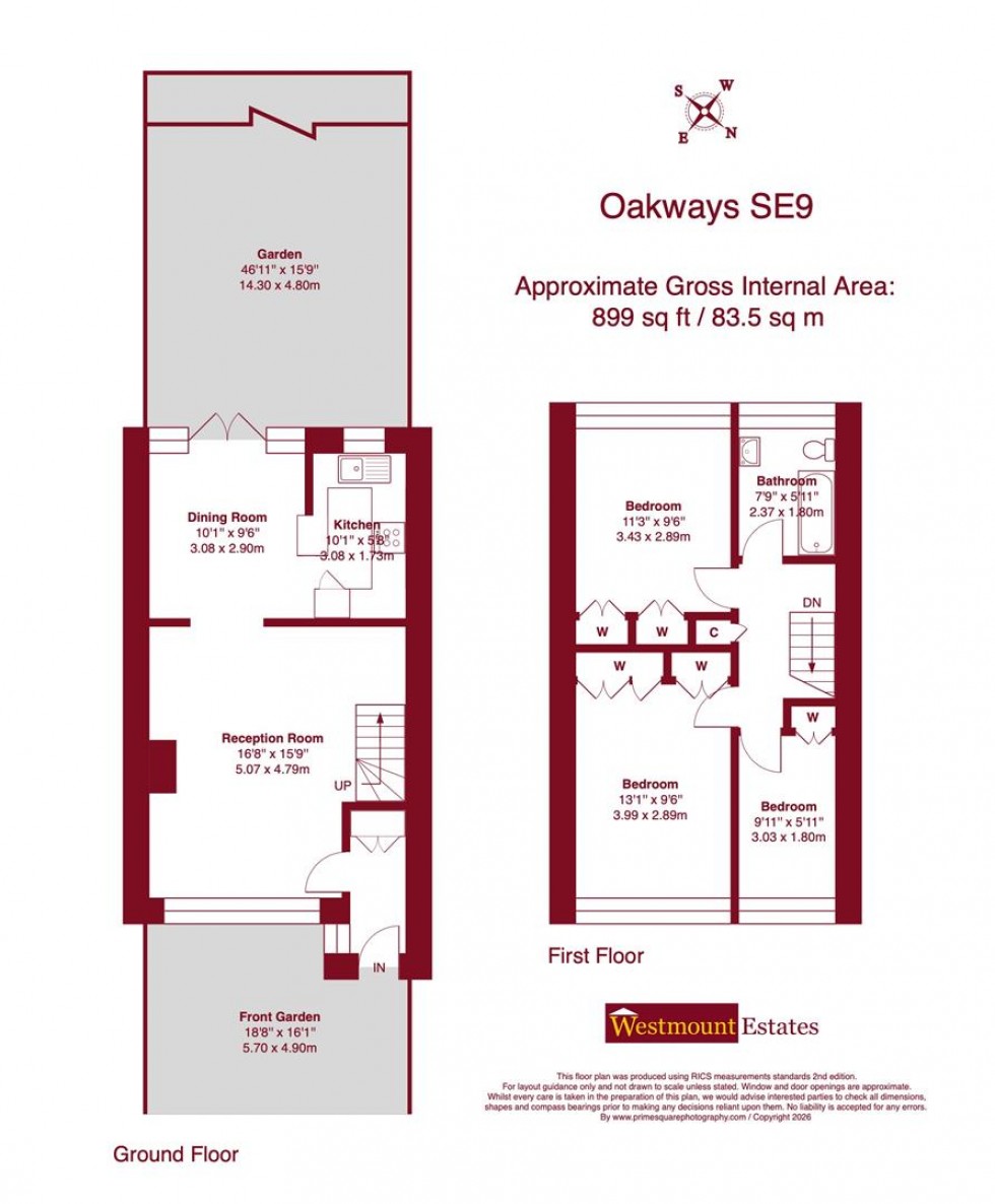 Floorplan for Oakways, London
