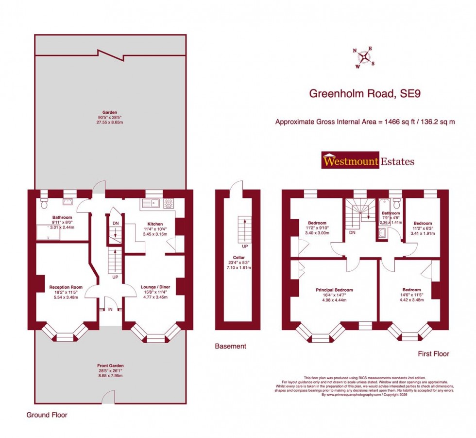 Floorplan for Greenholm Road, London