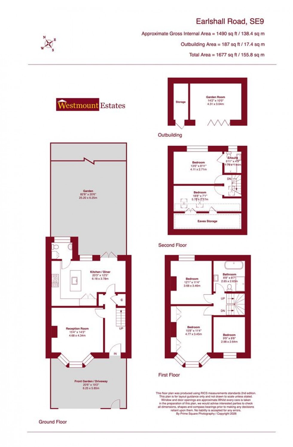 Floorplan for Earlshall Road, London