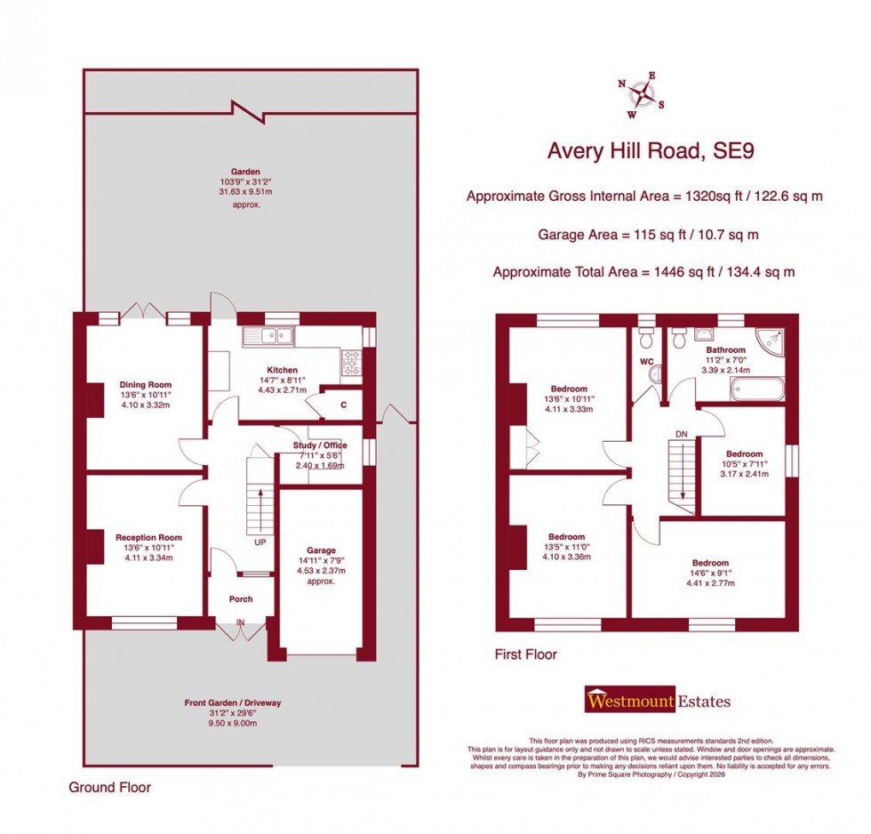 Floorplan for Avery Hill Road, SE9