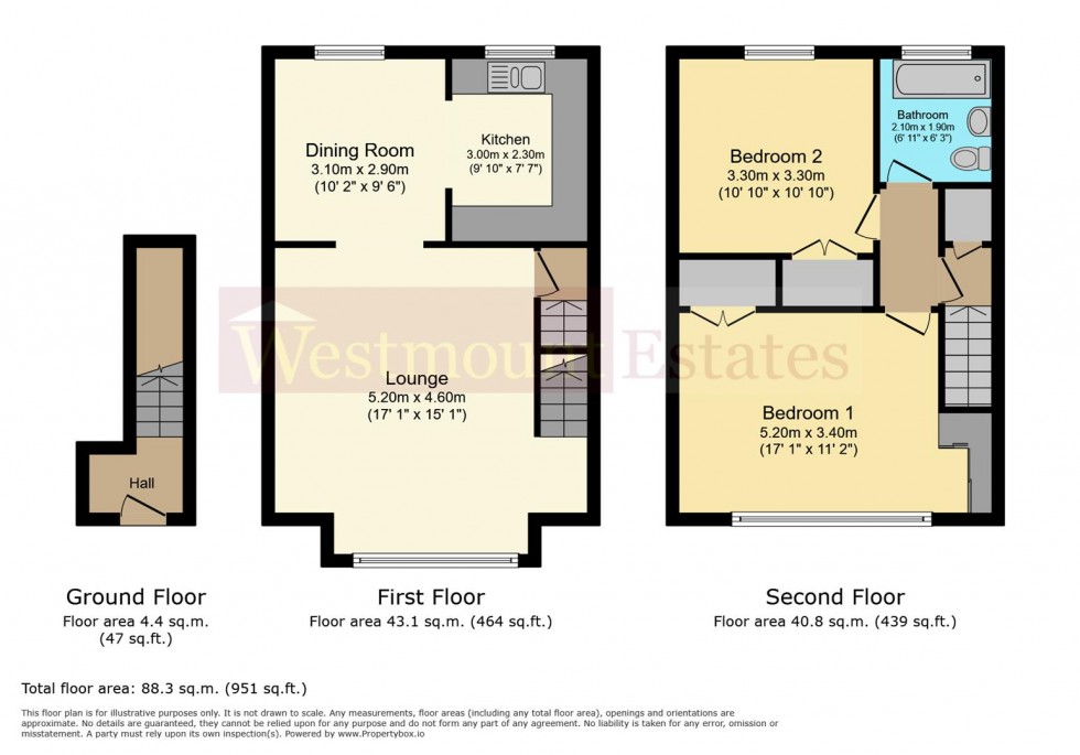 Floorplan for Fairby Road, Eltham