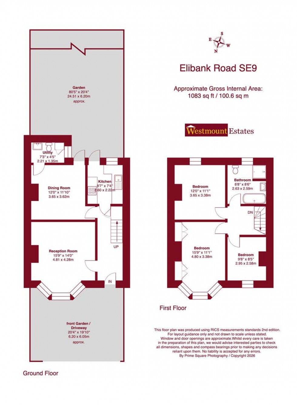 Floorplan for Elibank Road, SE9