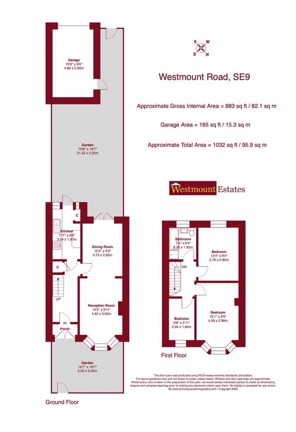 Floorplan for Westmount Road, London