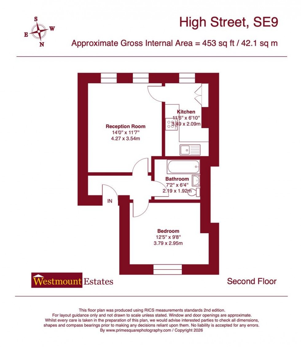 Floorplan for Eltham High Street, London