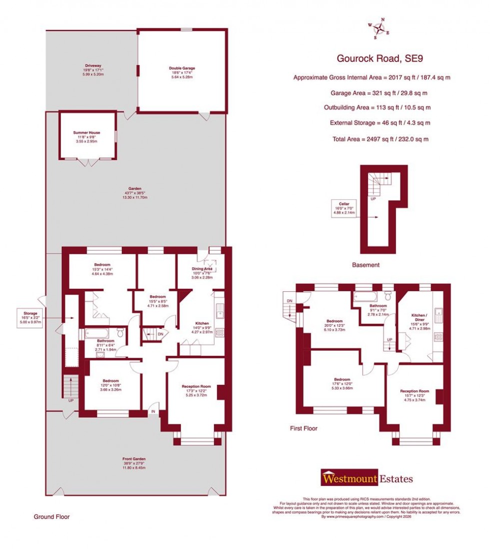 Floorplan for Gourock Road, London